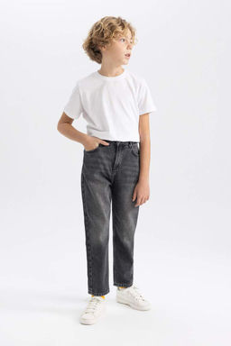 Джинсовые брюки Baggy Fit для мальчика - Defacto фото 5