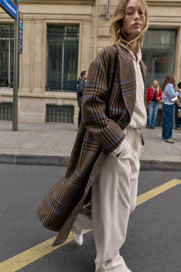 WIDE-LEG TROUSERS WITH ELASTIC WAISTBAND - Zara фото 13