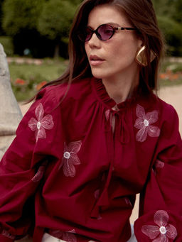 Блузка P612-1110 bordo - Primm фото 2