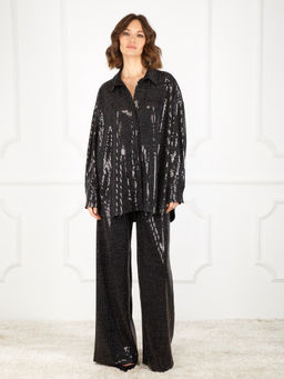 Рубашка женская ZZ-WS020201-99 black - Eleganzza фото 3
