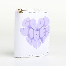 Кошелёк на молнии, белый