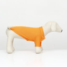 Футболка-поло для животных, M (ДС 30, ОГ 40, ОШ 27 см), оранжевая - Simaland фото 2