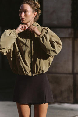 RUBBERISED HOODED JACKET - Zara фото 2