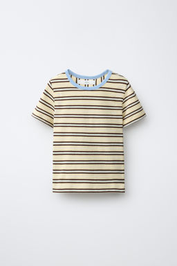 CAMISETA RAYAS / Vainilla