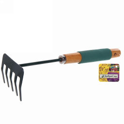 Цена за 3 шт. Грабельки "Эконика" 29см деревянная комбинированная ручка ДоброСад