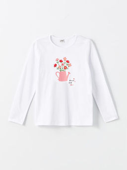 Bisiklet Yaka K?z ?ocuk Ti??rt