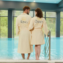 Халат махровый мужской King, размер 52-54