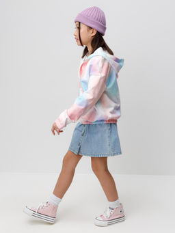 КР 302672-1/разноцветный спрей жакет для дев