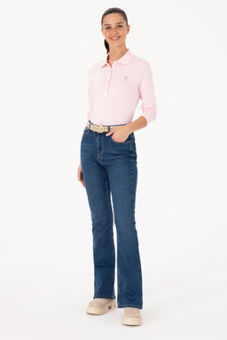 Kad_n Pembe Basic Polo Yaka Sweatsh_rt - U.s. polo assn фото 11