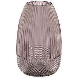 Ваза 19*19*30 см бордово-коричневая, стекло