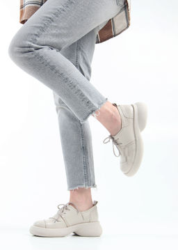 Полуботинки туфли 205.927be. бежевый