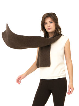 Шарф из шерсти 3789 коричневый