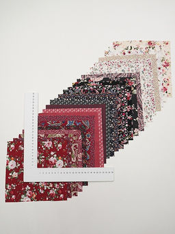 Набор тканей для рукоделия Импортный хлопок: Кармина, 20*20 см, 25 шт - Купава фото 3