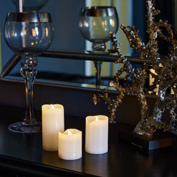 ULD-F060 WARM WHITE CANDLE SET3 Фигура светодиодная Свеча на батарейках CR2032 (в/к), в составе набора из 3 штук. 1 светодиод. Теплый белый свет. TM Uniel - Volpe фото 8