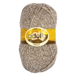 Пряжа ADELIA NELLY 70% шерсть, 30% акрил 5 шт. х 100 г 100 м  5 м