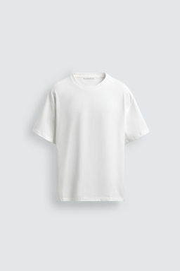 CAMISETA RELAXED FIT COSTURAS / Blanco