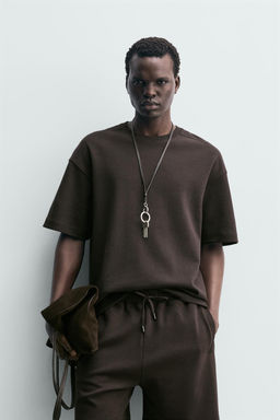 RELAXED FIT INTERLOCK SWEATSHIRT - Zara фото 10