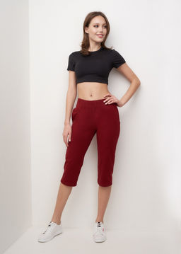 Бриджи жен.арт.1043-1,бордовые - Binita фото 3