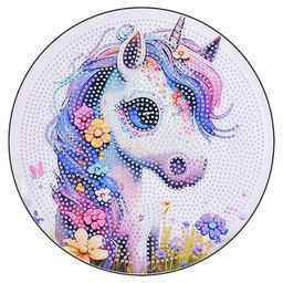 Мозаика алмазная "Девочка Анимэ" 20см