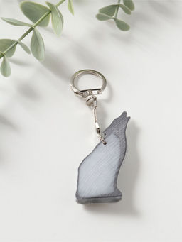 Брелок "Волк воет" (барельеф), 6см