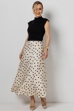Юбка женская 198/06/Молочный, черный