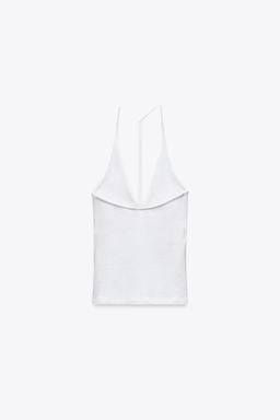 HALTER TOP WITH STRAP DETAIL - Zara фото 39