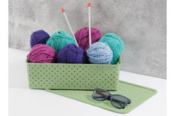 Корзинка с крышкой 7,5 л 35*24,5*10,5 см Береста светло-оливковый - Elan gallery фото 14