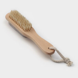 Щётка-пемза для тела с ручкой Доляна, натуральная щетина  фото 8