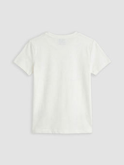 Bisiklet Yaka ?i?ek Nak??l? K?z ?ocuk Ti??rt