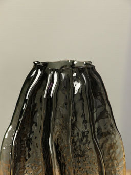 Ваза «Кэли», 21×12×6 см, стекло, серая