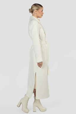 01-12055 Пальто женское демисезонное Classic Reserve (пояс) - El podio фото 3