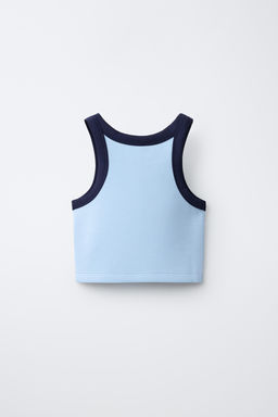 TOP CROPPED CON MODAL / Celeste - Zara фото 2