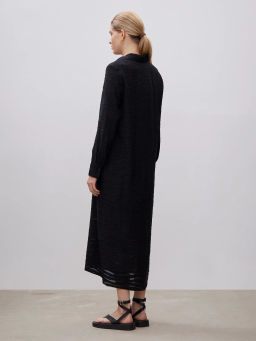 Платье Emka PL1527/espresso из вискозы черное фото 4