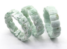 Браслет из Ангелита зеленого сегмент 18*12мм, 45г