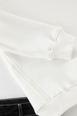TRENDYOL MAN Lacivert Regular/Normal Kesim Dik Yaka Fermuarl? Pamuklu Basic Ici Polarl? Sweatshirt TMNAW24SW00041 - Trendyolmilla фото 7