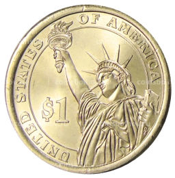 1 доллар 2014 года P США Калвин Кулидж 30-й президент США