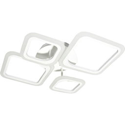 Светильник светодиодный управляемый с пультом 84W, Max. 5200Lum, 3000К-6500K, IP20, белый AL5940 Qua