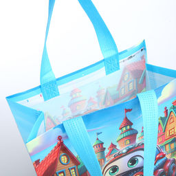 Цена за 2 шт. Сумка детская без застёжки, цвет голубой