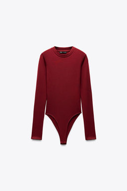 COTTON MODAL BODYSUIT - Zara фото 17