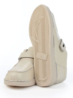 01-D7581-2 BEIGE Ботинки демисезонные женские (натуральная кожа)