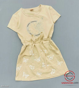 Платье для девочки из хлопка