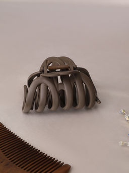 Заколка краб для волос 9,5 см / NSAЕ-49В /уп 28/100/коричневый