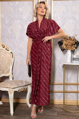 Платье Исландия (бордовое) П14814-30М