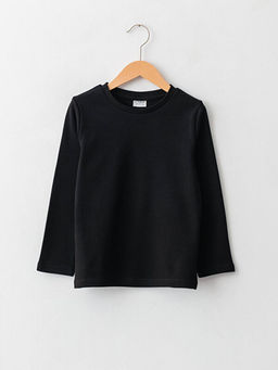 Bisiklet Yaka Basic Uzun Kollu Erkek ?ocuk Ti??rt