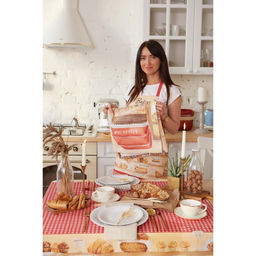 Скатерть Этель Bakery house 220х147 см, 100% хлопок, репс 210 г/м2  фото 5