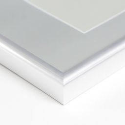 Фоторамка для фото 21×29.7 см, (A4) Decoline, пластик, серебро