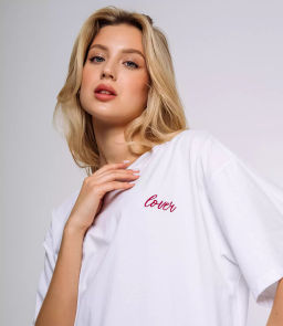 Футболка #КТ1262, белый - Dommod фото 5