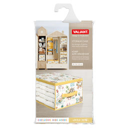 Кофр для хранения, малый, 35*30*20 см, жёлт., ЛЮБИМЧИКИ, шт - Valiant фото 4