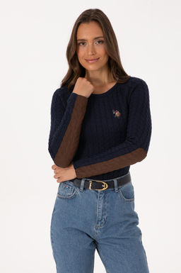 Kad_n Lacivert Basic Kazak Sepette S_rpriz _ndirim - U.s. polo assn фото 3