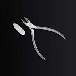 Кусачки педикюрные Premium satin, скрытая пружина, 10,9 см, длина лезвия - 16 мм, цвет серебристый - Queen fair фото 2